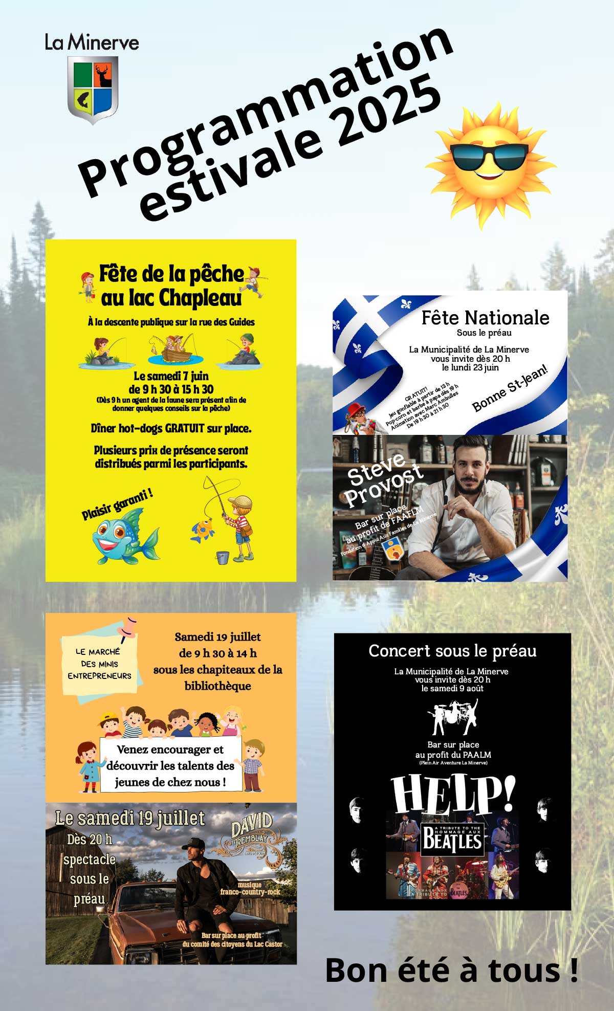 Programmation estivale La Minerve 2024
